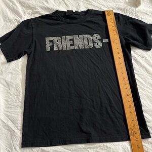 VLONE Black 'FRIENDS' Graphic Tee